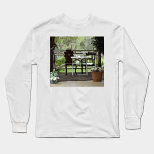 The Signing Table  - Adelaide Hills Wedding - Fleurieu Wedding by South Australian artist Avril Thomas Long Sleeve T-Shirt